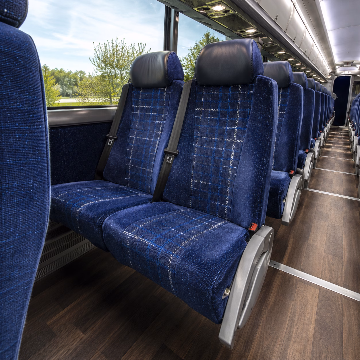 san antonio employee transportation onboard seating