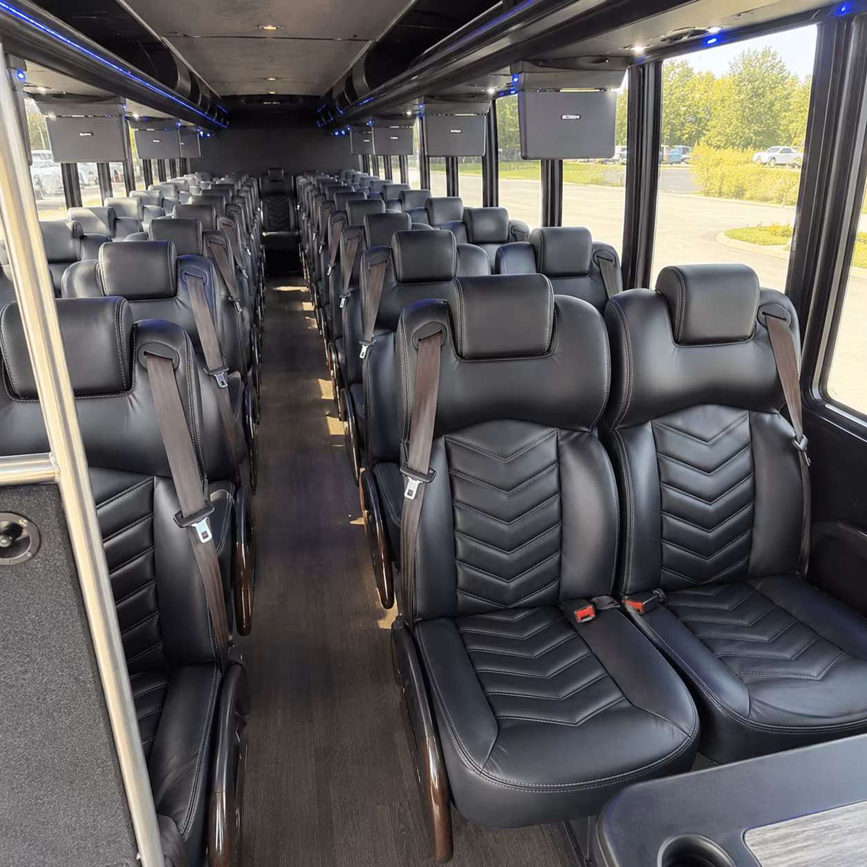 san antonio sporting event transportation onboard seating